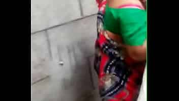 An Indian woman and man fucks in the street video