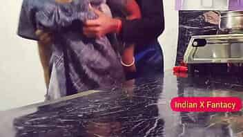 Desi indian couple hard sex in kitchen video