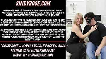 Two fists at once in Sindy Rose pussy. Nice anal fistfuck too video