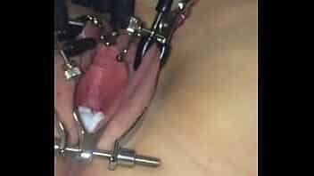 Teen girl urethra play video