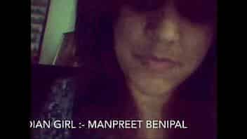 Desi Punjabi Girl Manpreet Showing Herself on Cam video