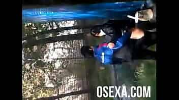 Uzbek outdoor sex hidden camera video