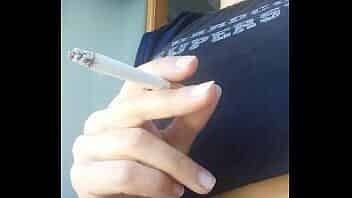 inveterate smoker beautiful and with wonderful mouth. wanna spy her? video