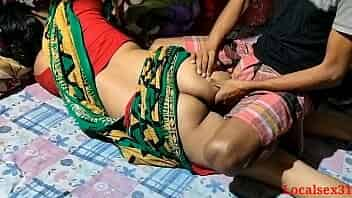 Indian Girl Sex In Green Saree With Home video